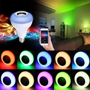 Smart E26 RGB Bluetooth Speaker LED Bulb Light