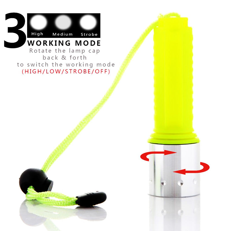 Q5 Diving LED Flashlight Waterproof Torch