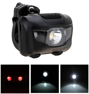 400LM Bicycle Light 3 LED Safety Warning Lamp For Night Riding