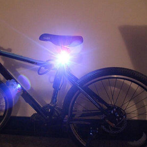 LED Waterproof Bike Tail Light Safety Warning Lamp Cycling Safety Caution Light